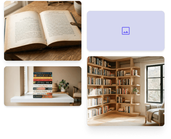 Curated book collection